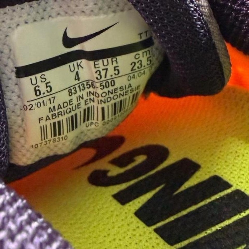 Nike Zoom Pegasus 33 Purple Orange Running Sneaker Shoe W6.5 831356 - Picture 7 of 7